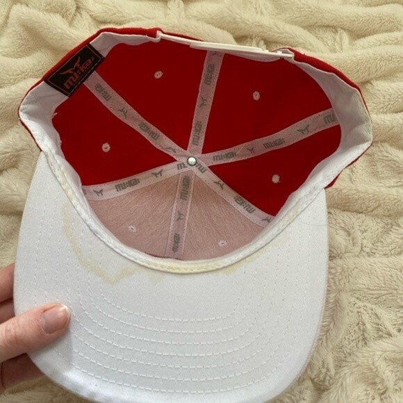 Chicago Cubs baseball cap adjustable red white - Picture 3 of 4